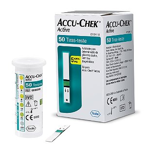 Tiras Accu Chek Active - Kit Com 6 Caixas (300 Tiras)