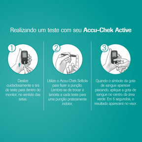 ACCU-CHEK Active Kit 50 ct mg/dL - NOVO