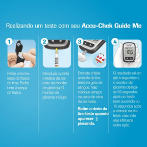 ACCU-CHEK Guide Me 10 ct Kit mg/dL SC - NOVO