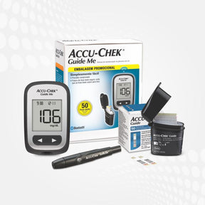 ACCU-CHEK Guide Me 50 ct Kit mg/dL SC - NOVO