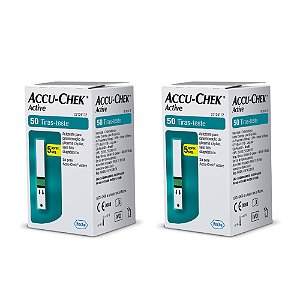 Tiras Accu Chek Active - Kit Com 6 Caixas (300 Tiras)
