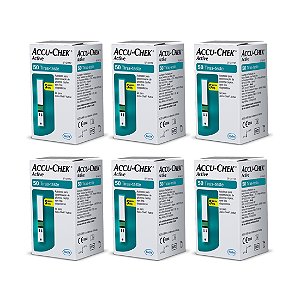 Tiras Accu Chek Active - Kit Com 2 Caixas (100 Tiras)