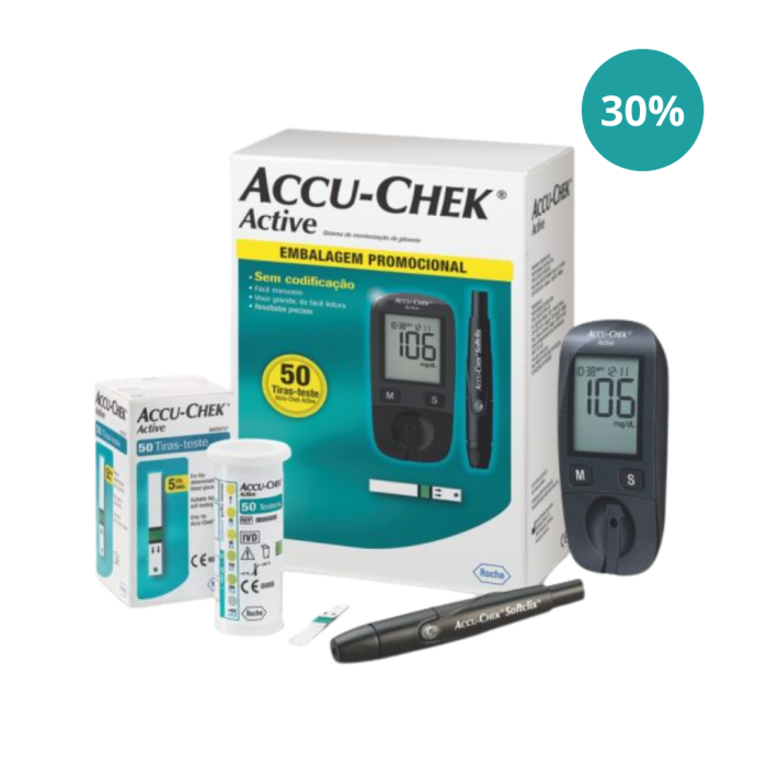 ACCU-CHEK Active Kit 50 ct mg/dL - NOVO